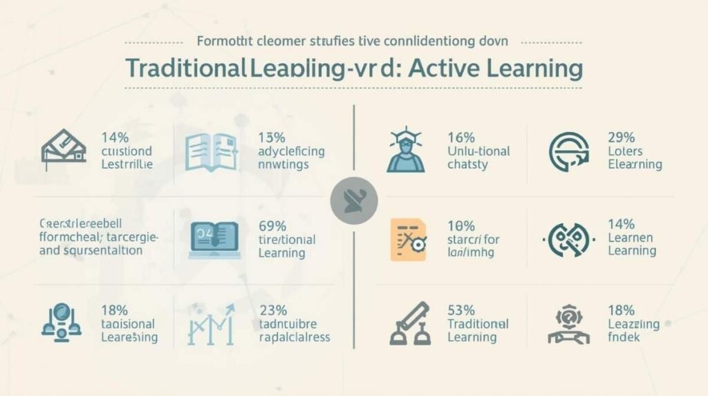 A vibrant illustration of students learning and collaborating through digital tools, symbolizing the dynamic nature of sosoactive education.